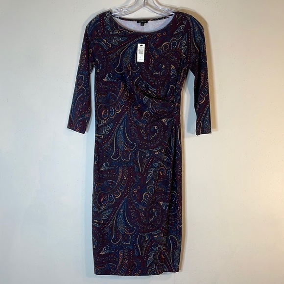 Talbots Dresses & Skirts - NWT. Talbots Petite Paisley Print Wrap Dress.